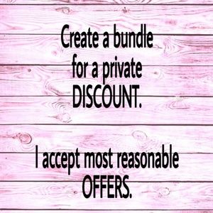 Read below ⬇️ Bundle and save.